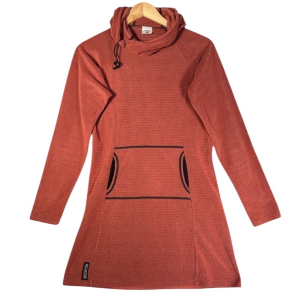 Melanzana Micro Grid Women's Hoodie Dress XL